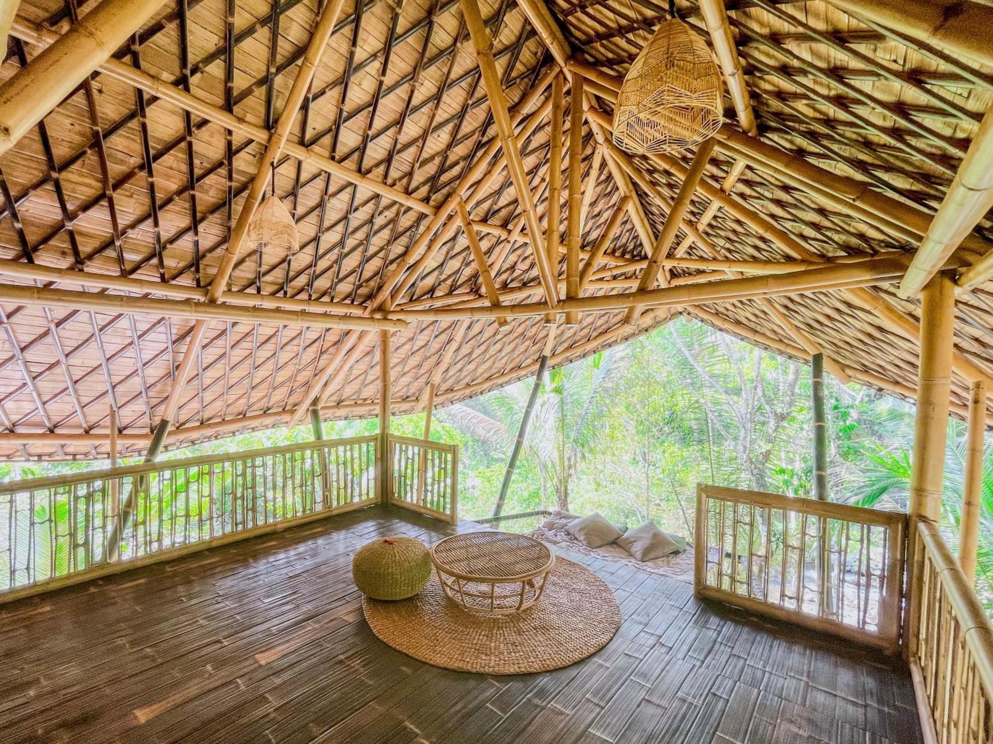 Вилла Eco Bamboo Island Bali - Bamboo House #3 Selat Экстерьер фото